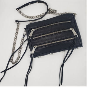Rebecca Minkoff Black Zippered Crossbody